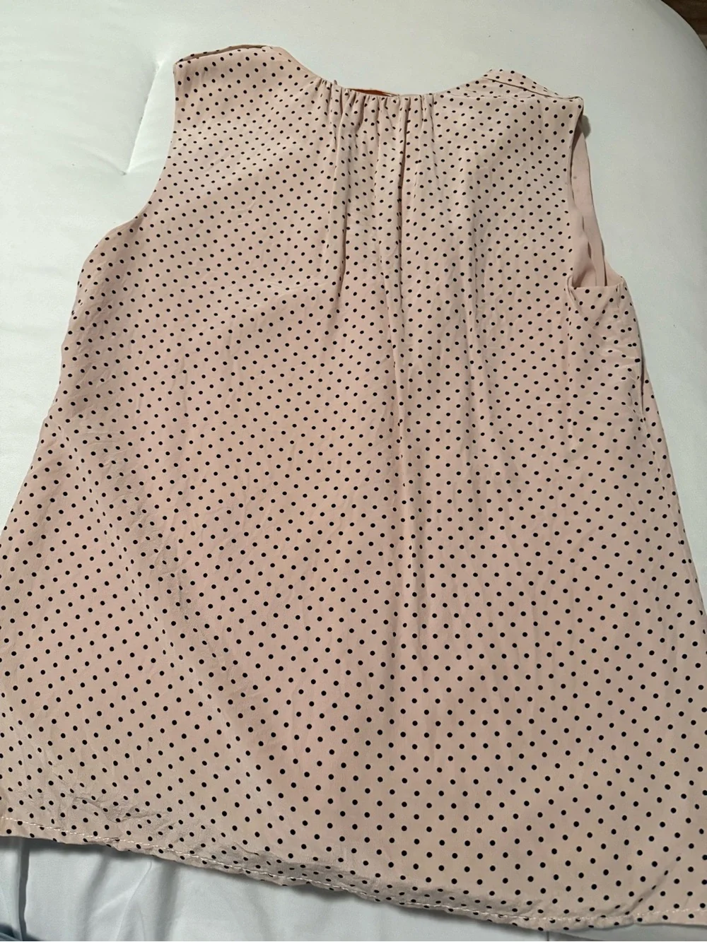 Tory Burch Blush Pink Polka Dot Sleeveless Camisole